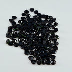 Black Onyx 1PC Small 7x7 MM Heart Faceted Black Splendid Semi Precious Loose Gemstone