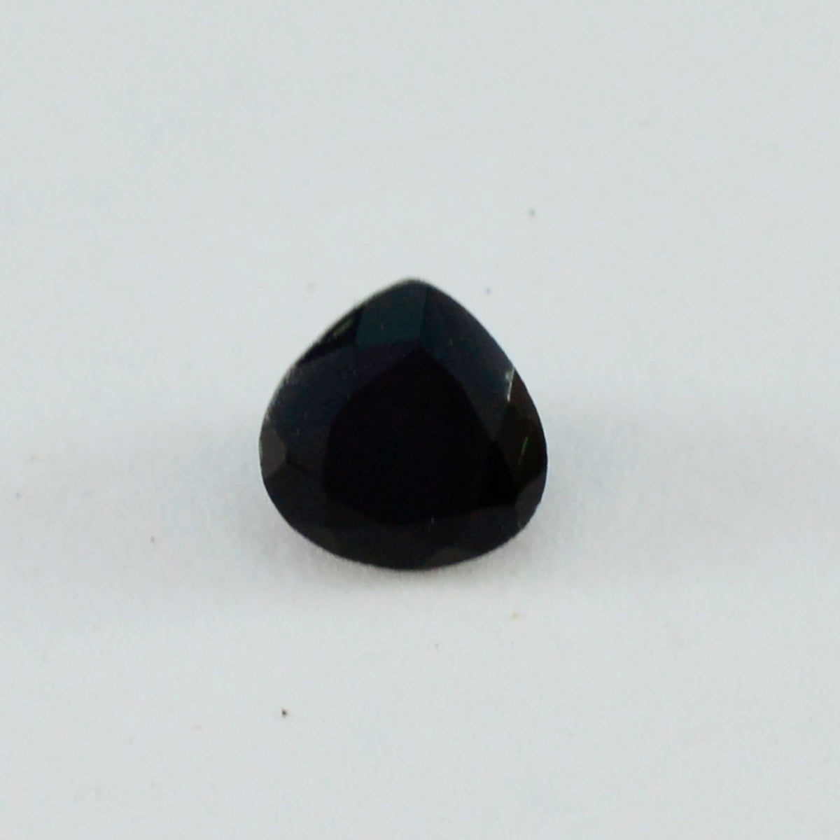 Black Onyx 1PC Chunky 13x13 MM Heart Faceted Black Natural Semi Precious Gems