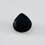 Black Onyx 1PC Chunky 16x16 MM Heart Faceted Black Pure Semi Precious Loose Gemstones