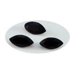 Black Onyx 1PC Medium 7x14 MM Marquise Faceted Black Pure Semi Precious Loose Gemstones