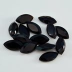 Black Onyx 1PC Tiny 3x6 MM Marquise Faceted Black High Quality Semi Precious Loose Gemstones