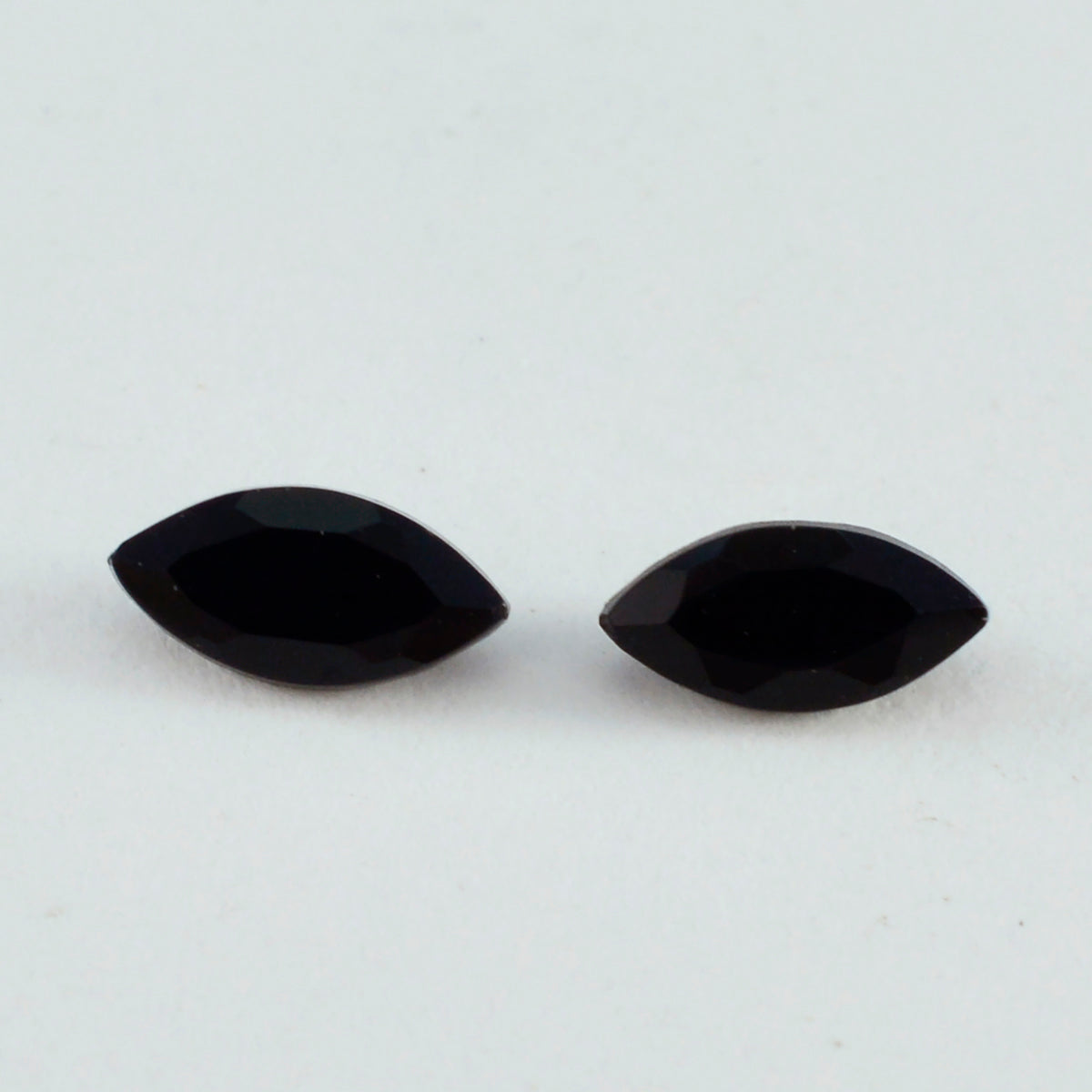 Black Onyx 1PC Small 6x12 MM Marquise Faceted Black Superior Semi Precious Loose Gemstone