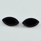 Black Onyx 1PC Medium 7x14 MM Marquise Faceted Black Pure Semi Precious Loose Gemstones