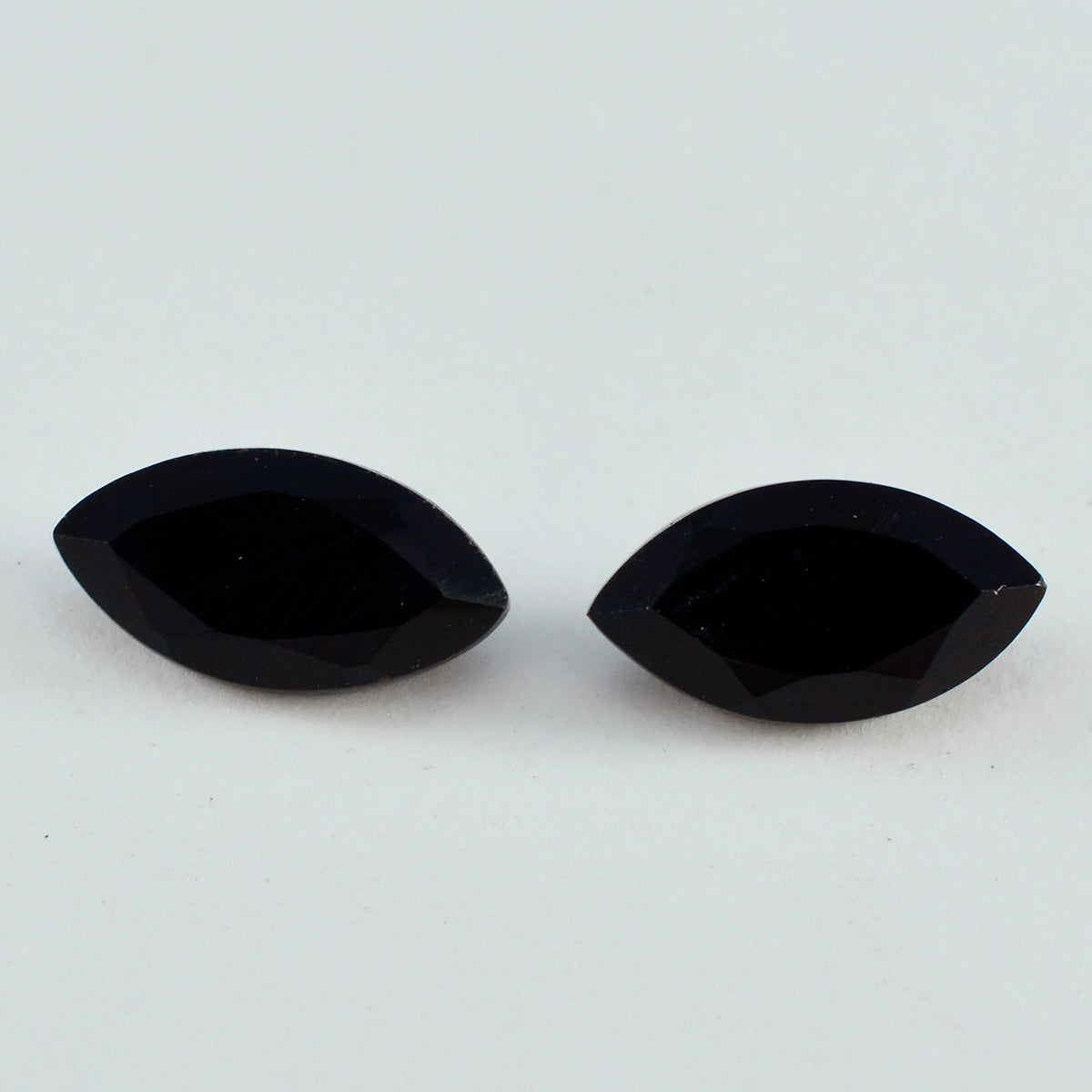 Black Onyx 1PC Medium 7x14 MM Marquise Faceted Black Pure Semi Precious Loose Gemstones
