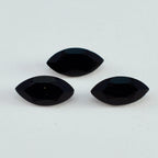 Black Onyx 1PC Large 8x16 MM Marquise Faceted Black Fiery Semi Precious Gems