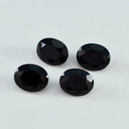 Black Onyx 1PC Large 10x14 MM Oval Faceted Black Fiery Semi Precious Gems