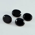 Black Onyx 1PC Chunky 13x18 MM Oval Faceted Black Sparkling Semi Precious Loose Gemstone