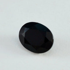 Black Onyx 10PC Tiny 4x6 MM Oval Faceted Black Splendid Semi Precious Loose Gemstone