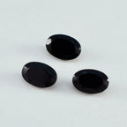 Black Onyx 1PC Large 9x11 MM Oval Faceted Black Genuine Semi Precious Loose Gems