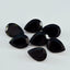 Black Onyx 1PC Chunky 15x20 MM Pear Faceted Black Pure Semi Precious Loose Gems