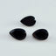Black Onyx 1PC Large 8x12 MM Pear Faceted Black Fine Semi Precious Gems