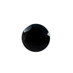 Black Onyx 1PC Large 10x10 MM Round Faceted Black Shine Semi Precious Loose Gems