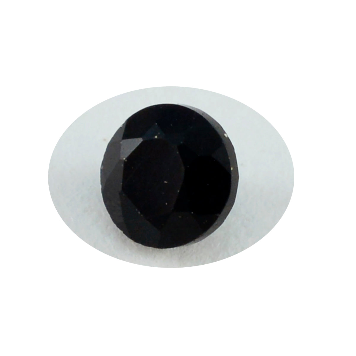 Black Onyx 1PC Large 11x11 MM Round Faceted Black Fine Semi Precious Loose Gemstone