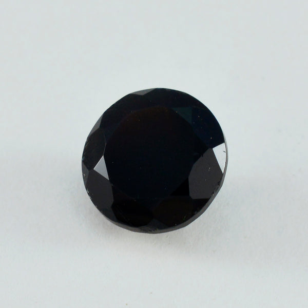Black Onyx 1PC Chunky 16x16 MM Round Faceted Black Pure Semi Precious Loose Gemstones