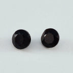 Black Onyx 1PC Chunky 14x14 MM Round Faceted Black Genuine Semi Precious Loose Gems
