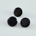 Black Onyx 1PC Chunky 16x16 MM Round Faceted Black Pure Semi Precious Loose Gemstones