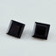 Black Onyx 1PC Chunky 13x13 MM Square Faceted Black Natural Semi Precious Gems