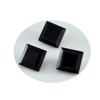 Black Onyx 1PC Chunky 13x13 MM Square Faceted Black Natural Semi Precious Gems