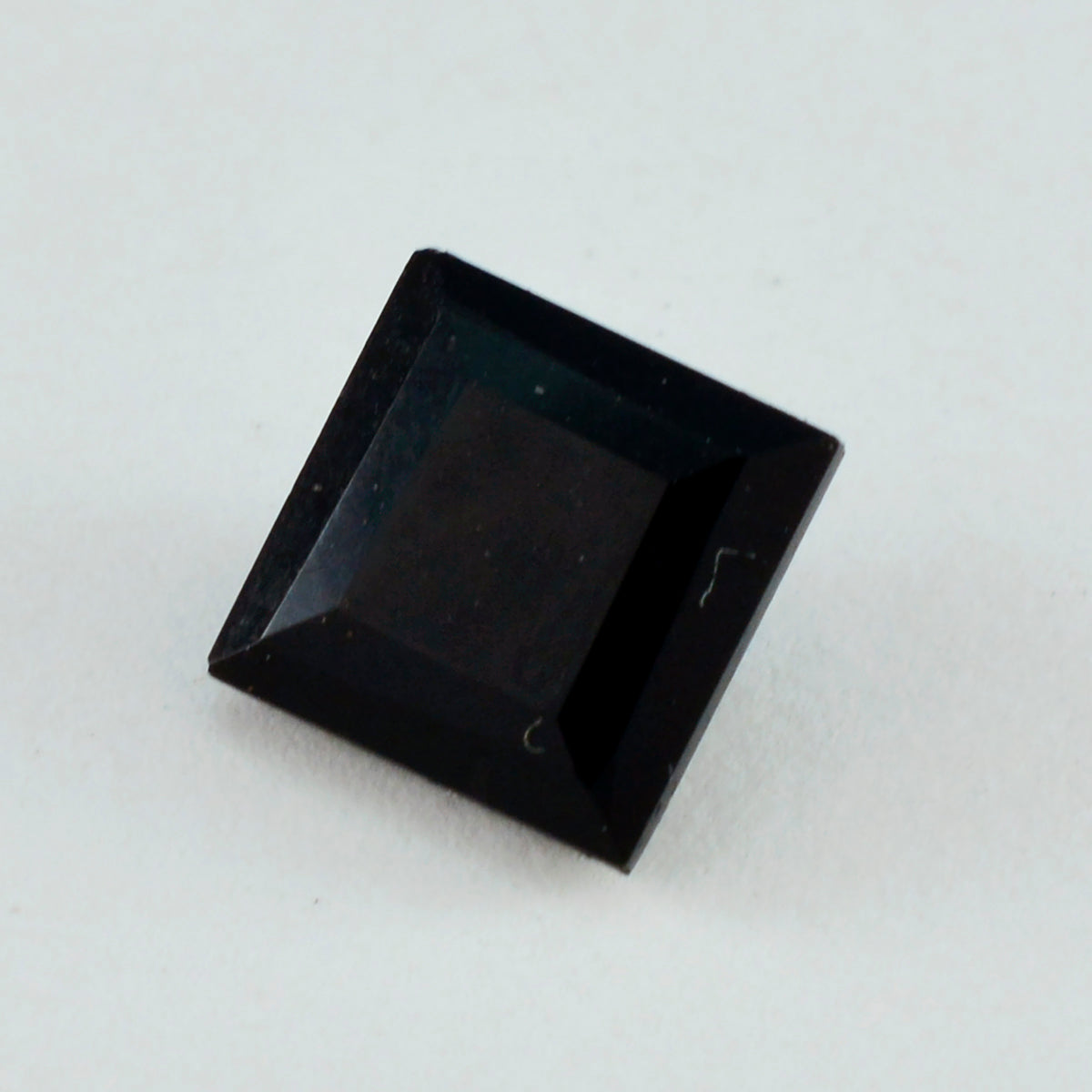 Black Onyx 10PC Tiny 4x4 MM Square Faceted Black Brilliant Semi Precious Loose Gemstones