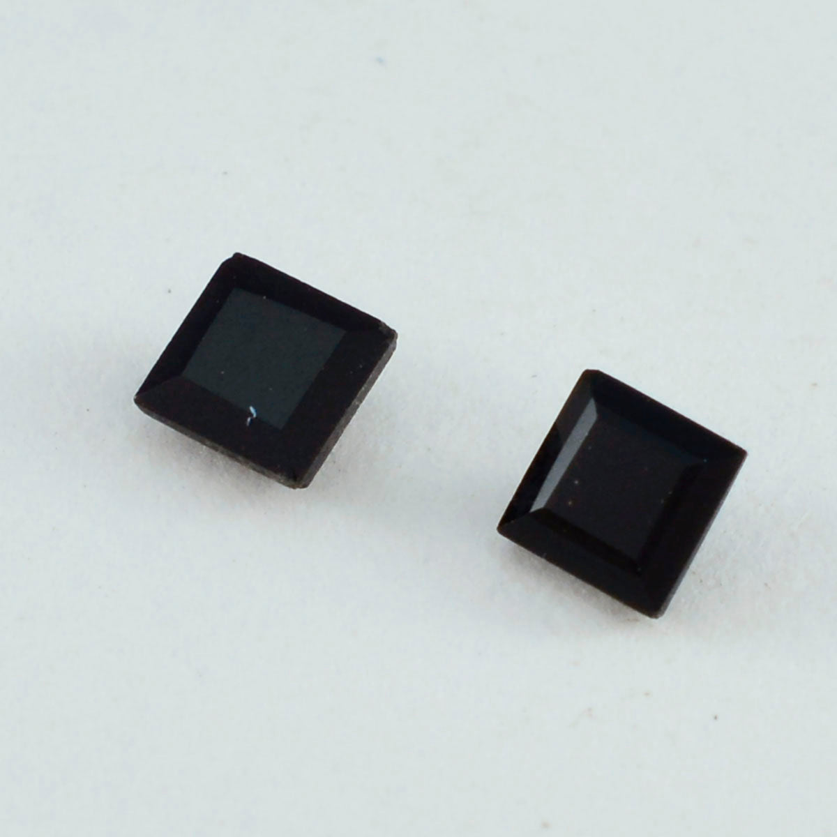 Black Onyx 1PC Chunky 14x14 MM Square Faceted Black Genuine Semi Precious Loose Gems