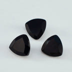 Black Onyx 1PC Large 11x11 MM Triangle Faceted Black Fine Semi Precious Loose Gemstone