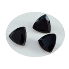 Black Onyx 1PC Chunky 13x13 MM Triangle Faceted Black Natural Semi Precious Gems