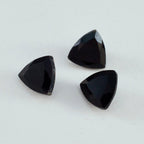 Black Onyx 1PC Chunky 14x14 MM Triangle Faceted Black Genuine Semi Precious Loose Gems