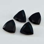 Black Onyx 1PC Chunky 15x15 MM Triangle Faceted Black Superior Semi Precious Loose Gemstone
