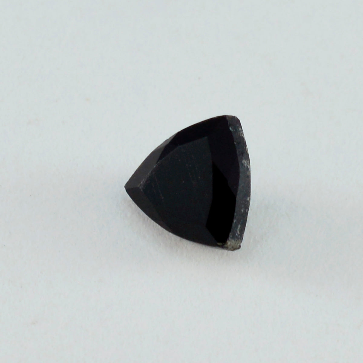 Black Onyx 1PC Chunky 13x13 MM Triangle Faceted Black Natural Semi Precious Gems