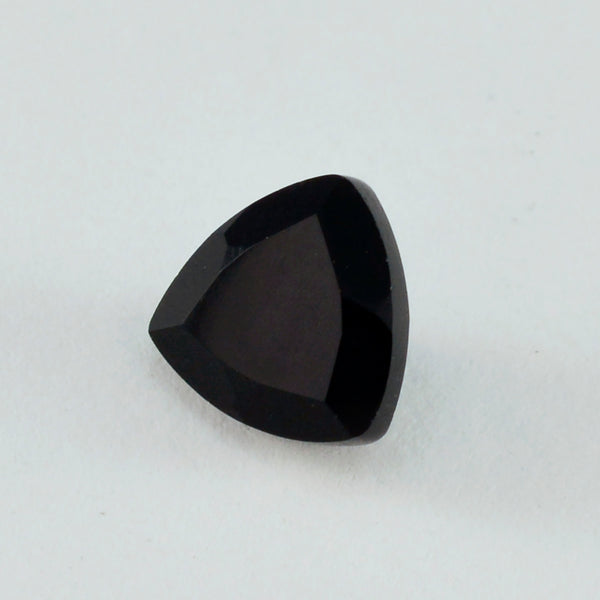 Black Onyx 1PC Chunky 15x15 MM Triangle Faceted Black Superior Semi Precious Loose Gemstone