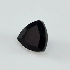 Black Onyx 1PC Chunky 16x16 MM Triangle Faceted Black Pure Semi Precious Loose Gemstones