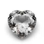 Black Rutile 1PC Chunky 14x14 MM Heart Faceted Black Genuine Semi Precious Loose Gemstones