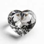 Black Rutile 10PC Tiny 4x4 MM Heart Faceted Black Brilliant Semi Precious Loose Gems