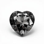 Black Rutile 1PC Tiny 5x5 MM Heart Faceted Black Sparkling Semi Precious Loose Gemstone