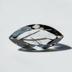 Black Rutile 1PC Chunky 10x20 MM Marquise Faceted Black Natural Semi Precious Loose Gemstone