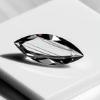 Black Rutile 1PC Tiny 3x6 MM Marquise Faceted Black Splendid Semi Precious Gems