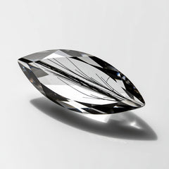 Black Rutile 1PC Medium 7x14 MM Marquise Faceted Black Fine Semi Precious Gems