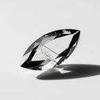 Black Rutile 1PC Medium 7x14 MM Marquise Faceted Black Fine Semi Precious Gems