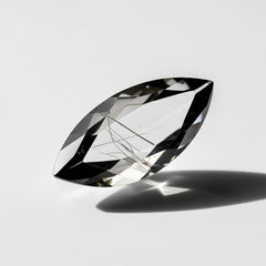 Black Rutile 1PC Medium 7x14 MM Marquise Faceted Black Fine Semi Precious Gems