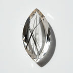 Black Rutile 1PC Large 8x16 MM Marquise Faceted Black High-Quality Semi Precious Loose Gems