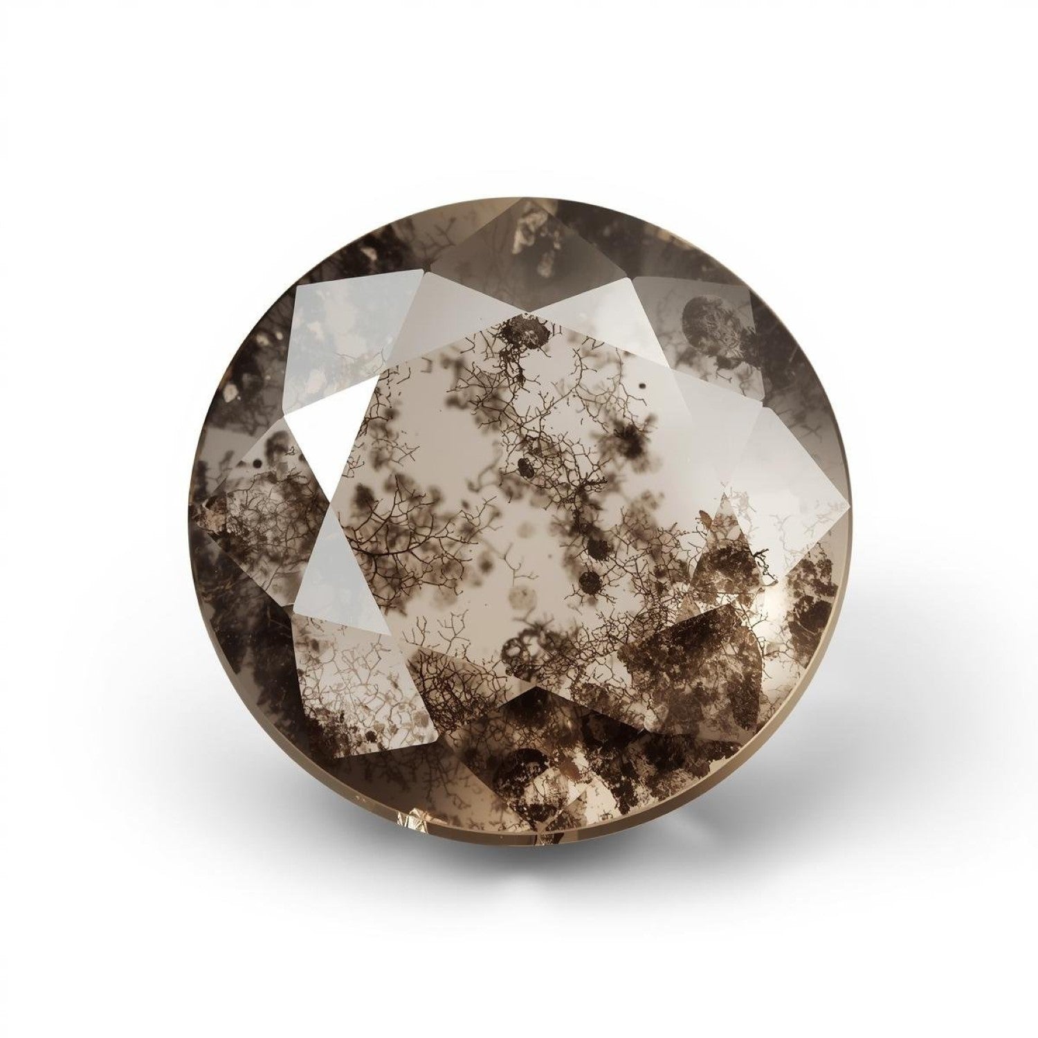 Black Rutile 1PC Tiny 6x6 MM Round Faceted Black Polished Semi Precious Loose Gemstones