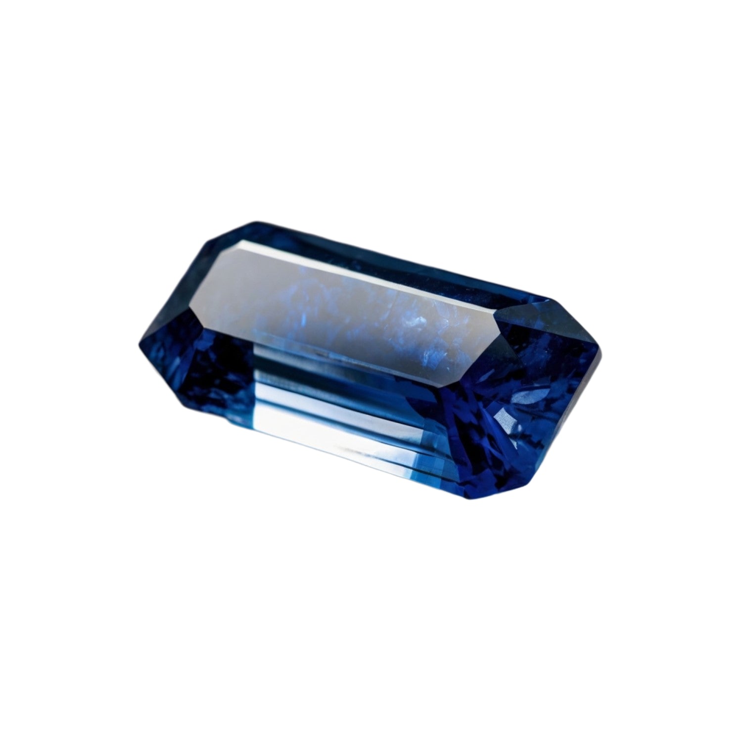 Blue Sapphire (GF) 10PC Tiny 2.5x5 MM Baguette Faceted Blue Fine Precious Gems Immagine secondaria del prodotto