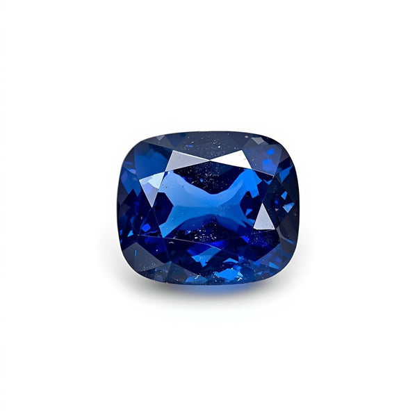 Blue Sapphire (GF) 1PC Small 8x8 MM Cushion Faceted Blue Luster Precious Loose Gemstones