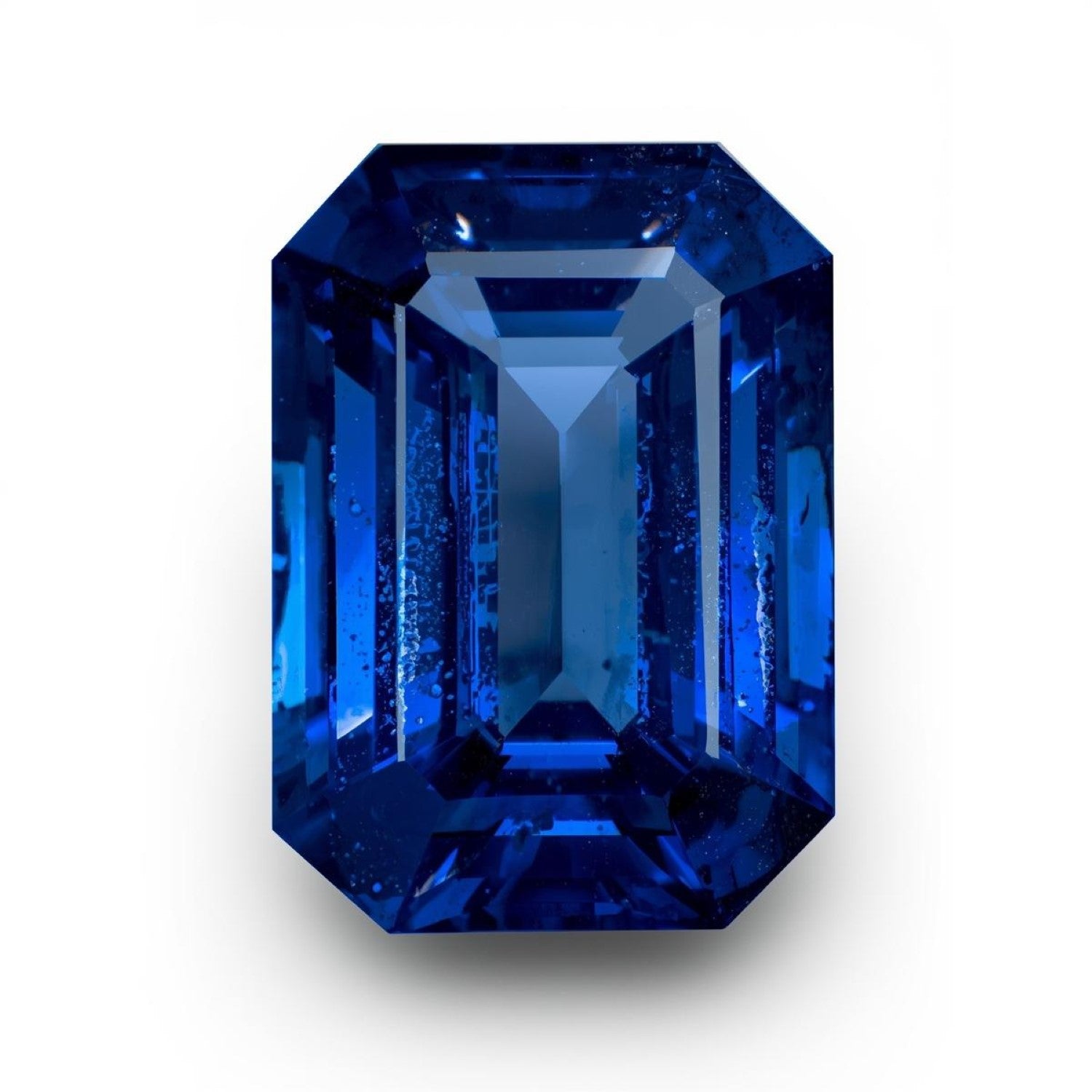 Blue Sapphire (GF) 1PC Chunky 15x20 MM Emerald Faceted Blue Pure Precious Loose Gemstones