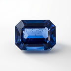Blue Sapphire (GF) 1PC Tiny 4x6 MM Emerald Faceted Blue Fiery Precious Loose Gemstone