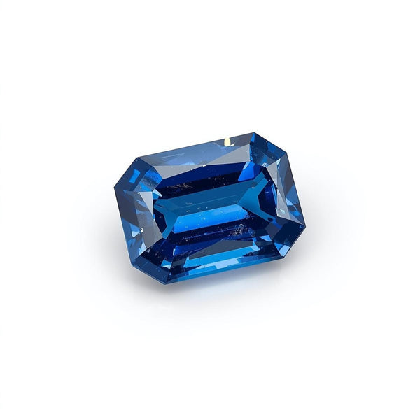 Blue Sapphire (GF) 1PC Tiny 5x7 MM Emerald Faceted Blue Brilliant Precious Loose Gemstones