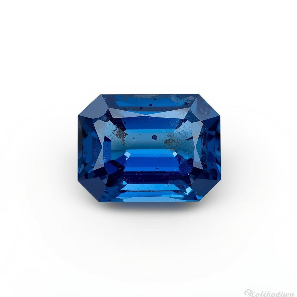 Blue Sapphire (GF) 1PC Large 9x11 MM Emerald Faceted Blue Shine Precious Loose Gems