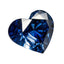 Blue Sapphire (GF) 1PC Large 11x11 MM Heart Faceted Blue Fine Precious Loose Gemstone