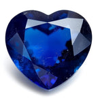 Blue Sapphire (GF) 1PC Chunky 13x13 MM Heart Faceted Blue Natural Precious Gems