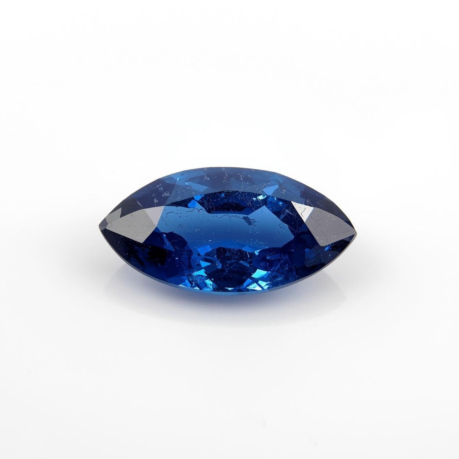 Blue Sapphire (GF) 10PC Tiny 2x4 MM Marquise Faceted Blue Brilliant Precious Loose Gems